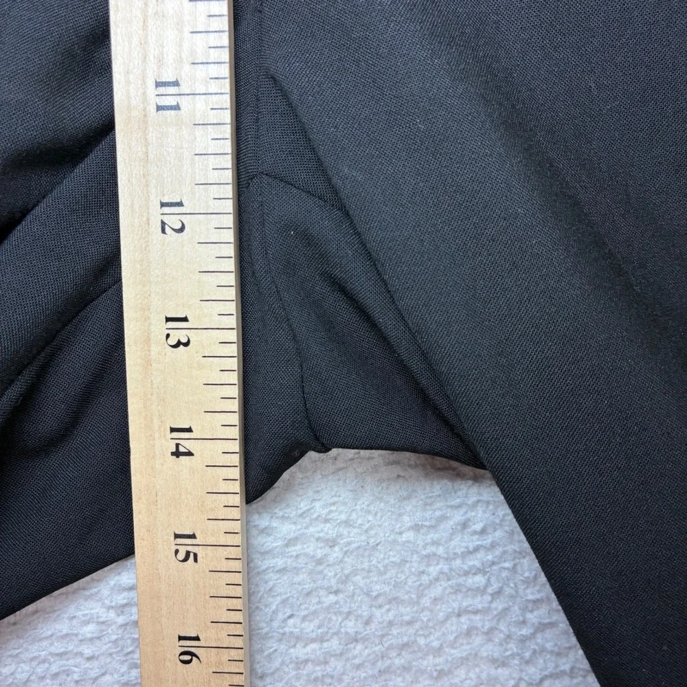 Vintage Polo Ralph Lauren Pleated Dress Pants Men 34x28 Black Cuffed Trousers